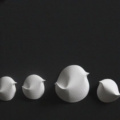 Birds - Paper engraving