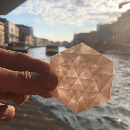 Shy Triangles Series Tessellation - backlit