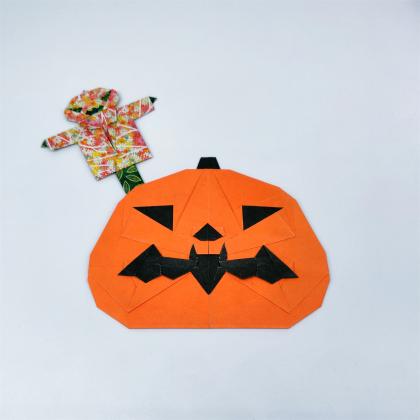 Pumpkin and Scarecrow