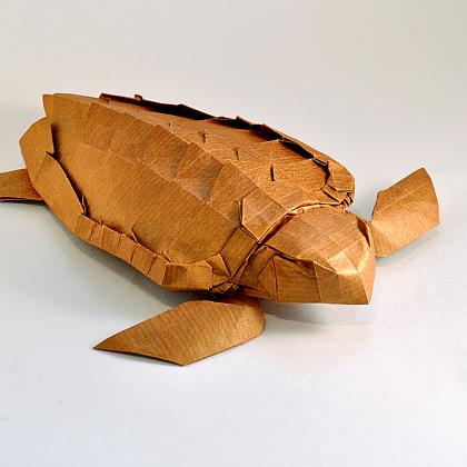 Seaturtle by Satoshi Kamiya folded by Pere Olivella