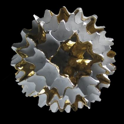 Waxing Gibbous (bronzed egg cartons, with Dick Esterle and Kevin Box)