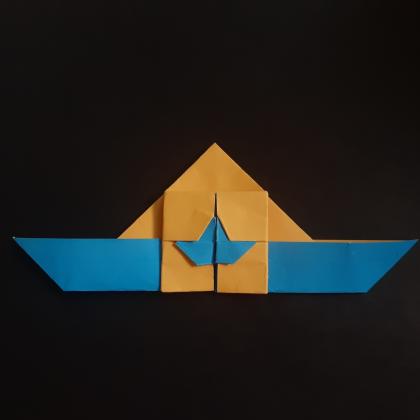 Boat in Boat Bookmark