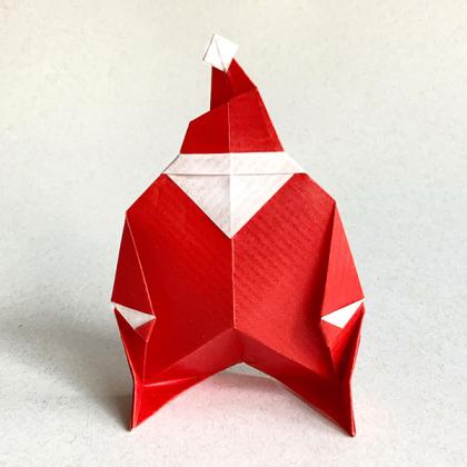 Origami Jolly Belly Santa