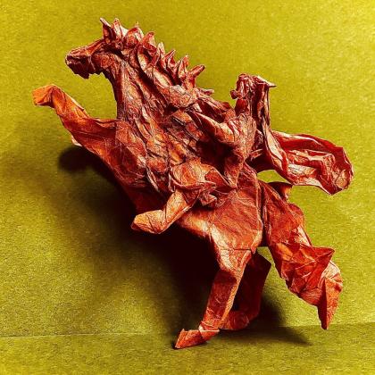 Using the same base to create a new work- Lizard (2024), Horse-rider (2021)