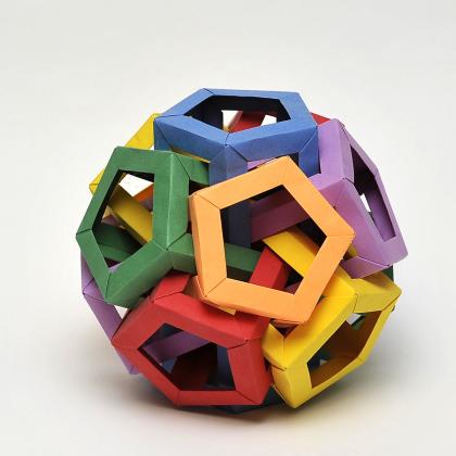 Six Interlocking Pentagonal Prisms