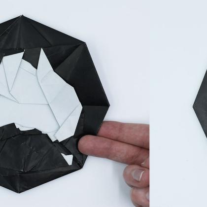 Double-sided country coin